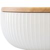 Салатник с крышкой из каучукового дерева Soft Ripples, Dual Glazing, ?22 см, Liberty Jones, изображение 6
