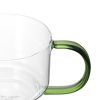 Набор кружек Orb, 400 мл, прозрачные/зеленые, 2 шт., Liberty Jones, изображение 4
