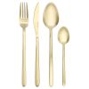 Набор столовых приборов Pure, золотистые матовые, 24 пред., Liberty Jones