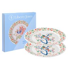 Набор тарелок Love Birds из коллекции Birds of Paradise в подарочной упаковке, 28 см, 2 шт., Liberty Jones