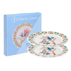 Набор тарелок Parrot из коллекции Birds of Paradise в подарочной упаковке, 21 см, 2 шт., Liberty Jones
