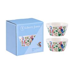 Набор чаш Parrot из коллекции Birds of Paradise в подарочной упаковке, 180 мл, 2 шт., Liberty Jones