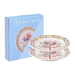 Набор тарелок Owl из коллекции Birds of Paradise в подарочной упаковке, 18 см, 2 шт., Liberty Jones