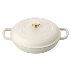 Сотейник с крышкой из коллекции 'Шеффилд', 30 см, молочный, Liberty Jones