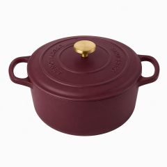 Кастрюля с крышкой из коллекции 'Шеффилд', 26 см, бургунди, Liberty Jones