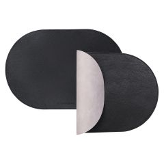 Салфетка сервировочная Pool, 30х45 см, черная/светло-серая, Liberty Jones