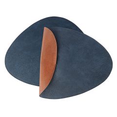 Салфетка сервировочная Drop, 33х41 см, синяя/коричневая, Liberty Jones