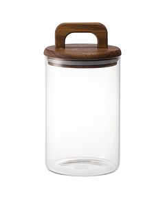 Банка для хранения стеклянная с крышкой из акации Hanle, 1,1 л, Liberty Jones