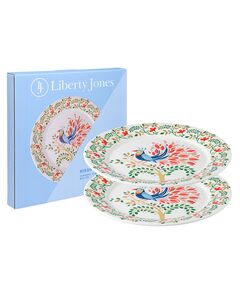 Набор тарелок Fantail Bird из коллекции Birds of Paradise в подарочной упаковке, 28 см, 2 шт., Liberty Jones
