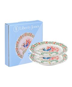 Набор тарелок Fantail Bird из коллекции Birds of Paradise в подарочной упаковке, 18 см, 2 шт., Liberty Jones