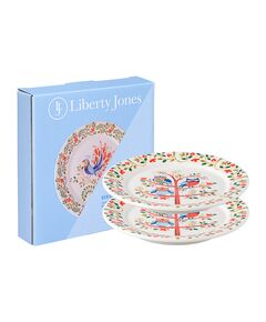 Набор тарелок Owl из коллекции Birds of Paradise в подарочной упаковке, 18 см, 2 шт., Liberty Jones