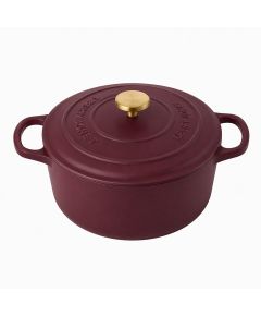 Кастрюля с крышкой из коллекции 'Шеффилд', 26 см, бургунди, Liberty Jones