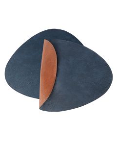 Салфетка сервировочная Drop, 33х41 см, синяя/коричневая, Liberty Jones