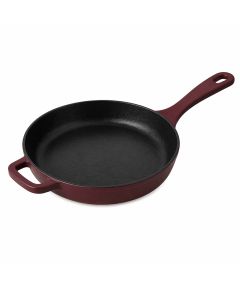 Сковорода чугунная 26 см из коллекции 'Шеффилд', бургунди, Liberty Jones
