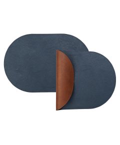 Салфетка сервировочная Pool, 30х45 см, синяя/коричневая, Liberty Jones