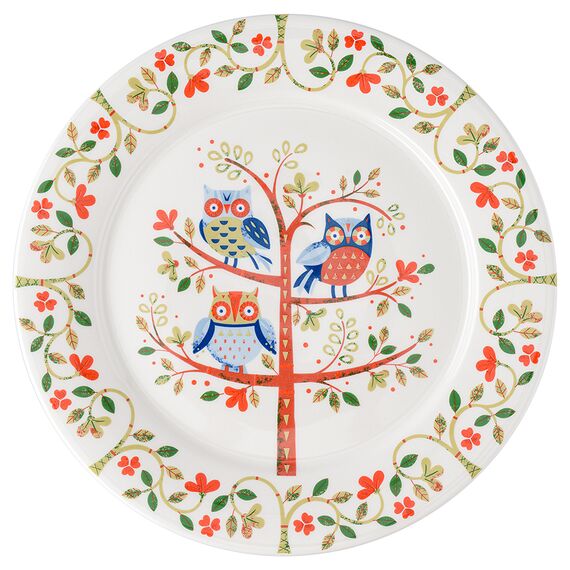 Тарелка Owl из коллекции Birds of Paradise, 28 см, Liberty Jones