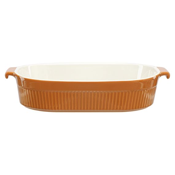Блюдо для запекания Soft Ripples, 35,9х23,3 см, карамельное, Liberty Jones