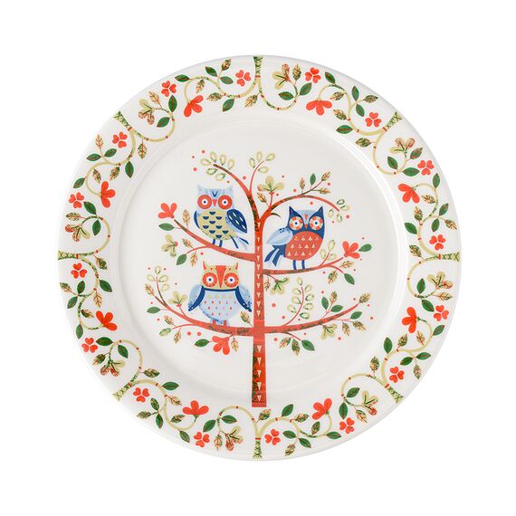 Тарелка Owl из коллекции Birds of Paradise, 17,5 см, Liberty Jones