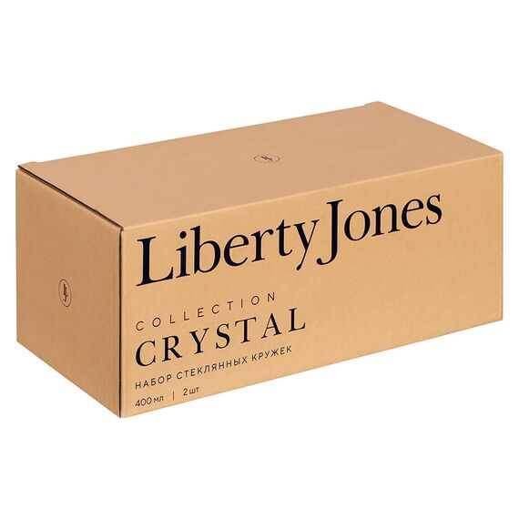 Набор стеклянных кружек Crystal, 2 шт., Liberty Jones, изображение 6