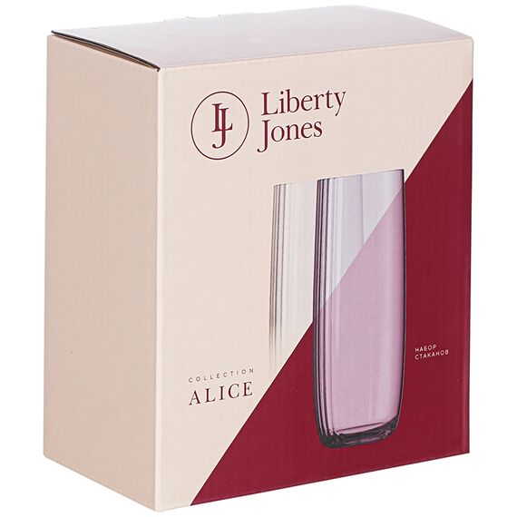Набор стаканов Alice в подарочной упаковке, 370 мл, 2 шт., Liberty Jones, изображение 4