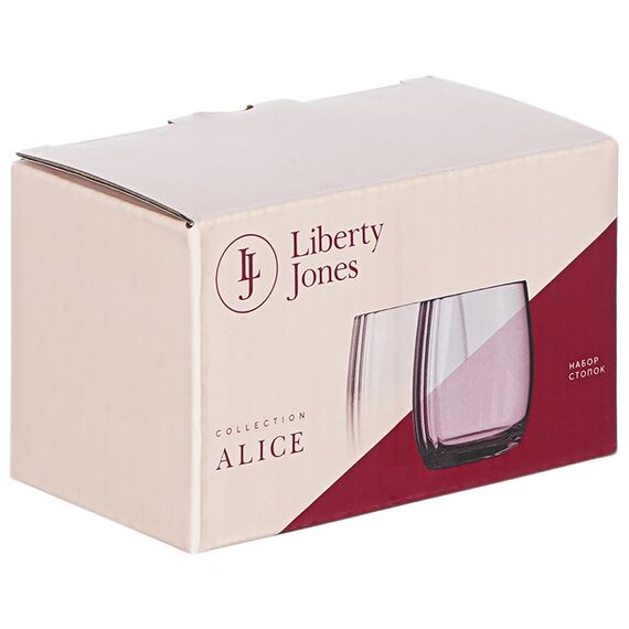 Набор стопок Alice в подарочной упаковке, 70 мл, золотистые, 2 шт., Liberty Jones, изображение 8