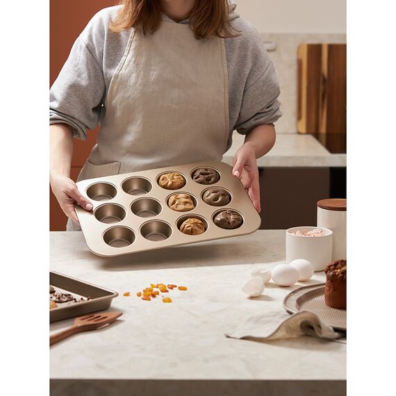 Форма для приготовления кексов и пирожных Bake Masters, 40х28 см, Liberty Jones, изображение 6