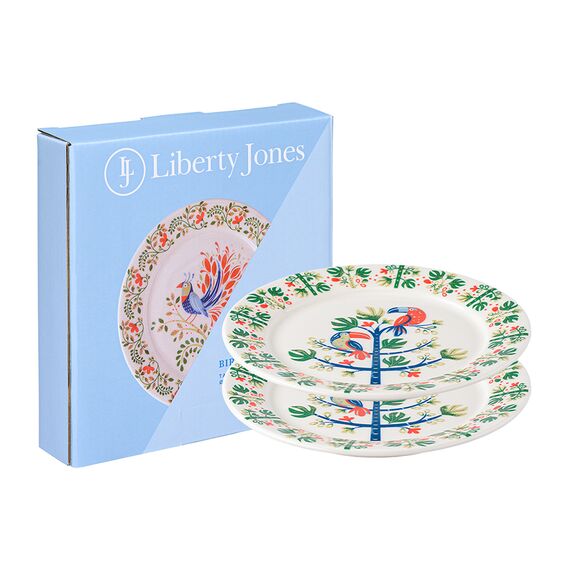 Набор тарелок Toucan из коллекции Birds of Paradise в подарочной упаковке, 18 см, 2 шт., Liberty Jones