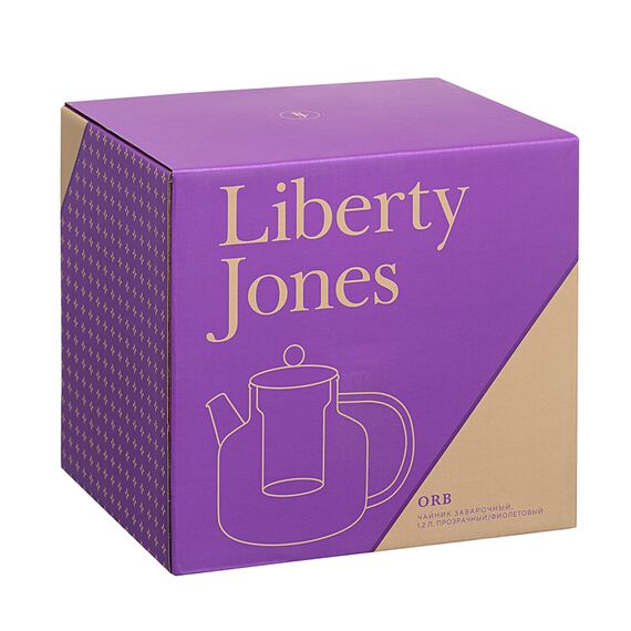 Чайник заварочный Orb, 1,2 л, фиолетовый/зеленый, Liberty Jones, изображение 4