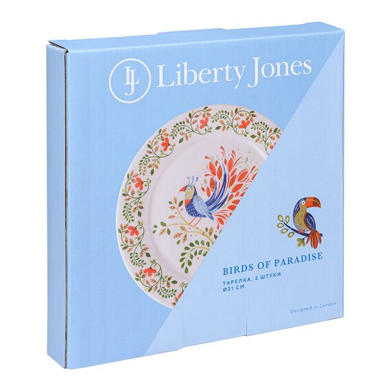 Набор тарелок Love Birds из коллекции Birds of Paradise в подарочной упаковке, 21 см, 2 шт., Liberty Jones, изображение 10