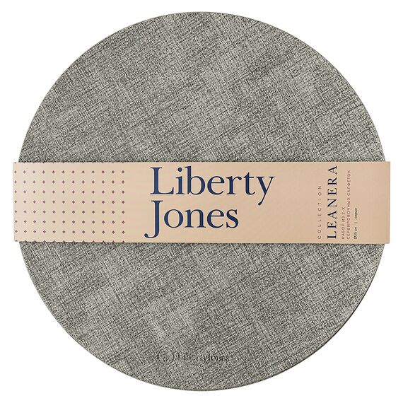 Набор из 2-х сервировочных салфеток Leanera, 35 см, серые, Liberty Jones, изображение 4