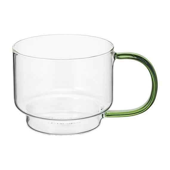 Набор кружек Orb, 400 мл, прозрачные/зеленые, 2 шт., Liberty Jones, изображение 2