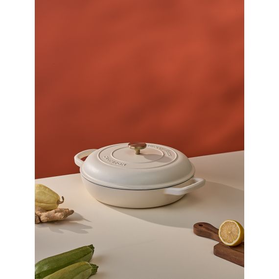 Сотейник с крышкой из коллекции 'Шеффилд', 30 см, молочный, Liberty Jones, изображение 2