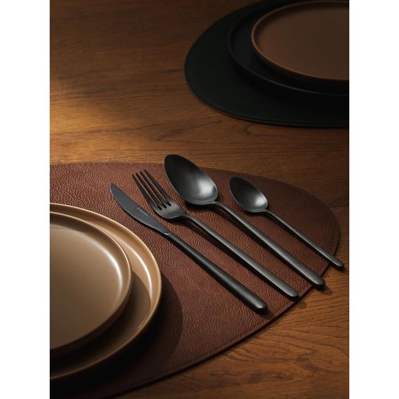 Набор столовых приборов Pure, черные матовые, 16 пред., Liberty Jones, изображение 4