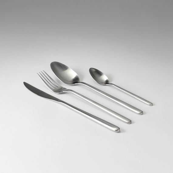 Набор столовых приборов Pure, серебристые матовые, 24 пред., Liberty Jones, изображение 2