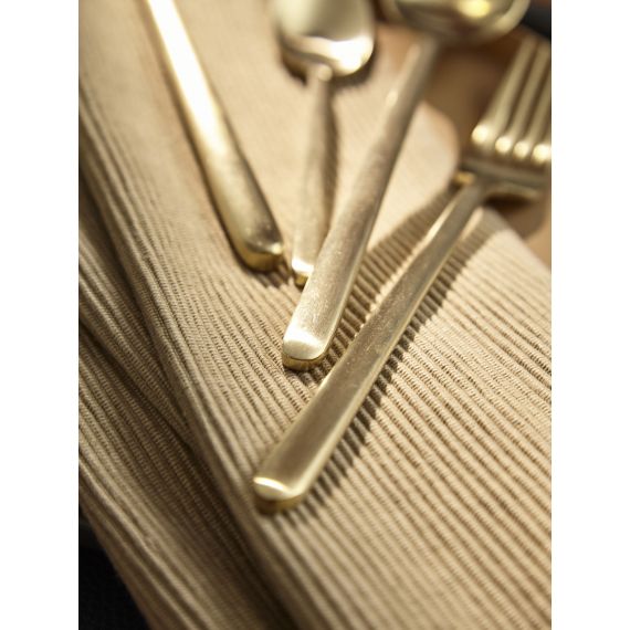 Набор столовых приборов Pure, золотистые матовые, 24 пред., Liberty Jones, изображение 7