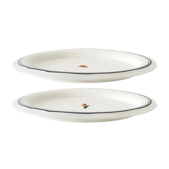 Набор обеденных тарелок Plush, Little Petals, 26 см, 2 шт., Liberty Jones