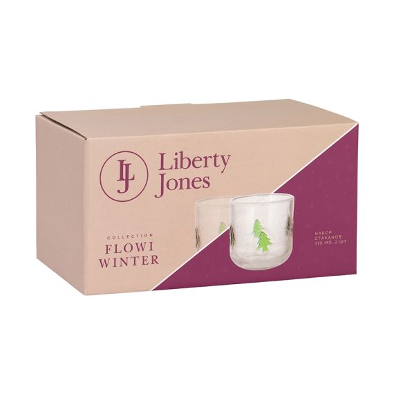 Набор стаканов Flowi Winter, 310 мл, 2 шт., Liberty Jones, изображение 6