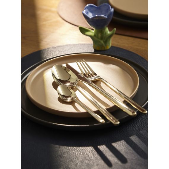 Набор столовых приборов Pure, золотистые глянцевые, 24 пред., Liberty Jones, изображение 3