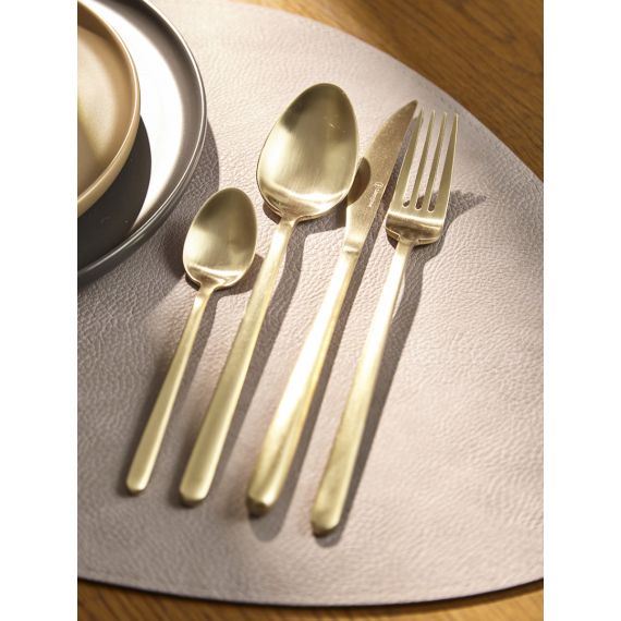 Набор столовых приборов Pure, золотистые матовые, 24 пред., Liberty Jones, изображение 6
