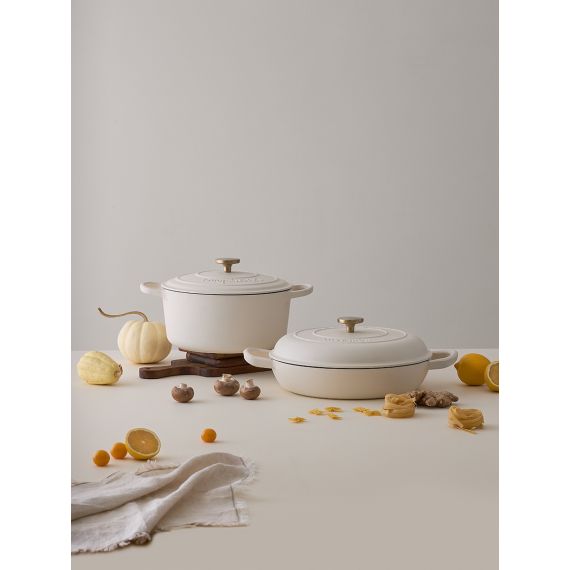 Сотейник с крышкой из коллекции 'Шеффилд', 30 см, молочный, Liberty Jones, изображение 3