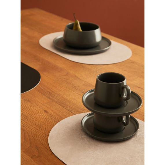 Салфетка сервировочная Pool, 30х45 см, черная/светло-серая, Liberty Jones, изображение 2