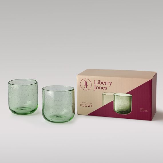 Набор стаканов Flowi, 310 мл, зеленые, 2 шт., Liberty Jones, изображение 7
