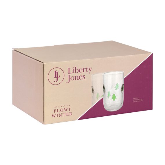 Набор стаканов Flowi Winter, 510 мл, 2 шт., Liberty Jones, изображение 5