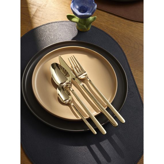 Набор столовых приборов Pure, золотистые глянцевые, 24 пред., Liberty Jones, изображение 4