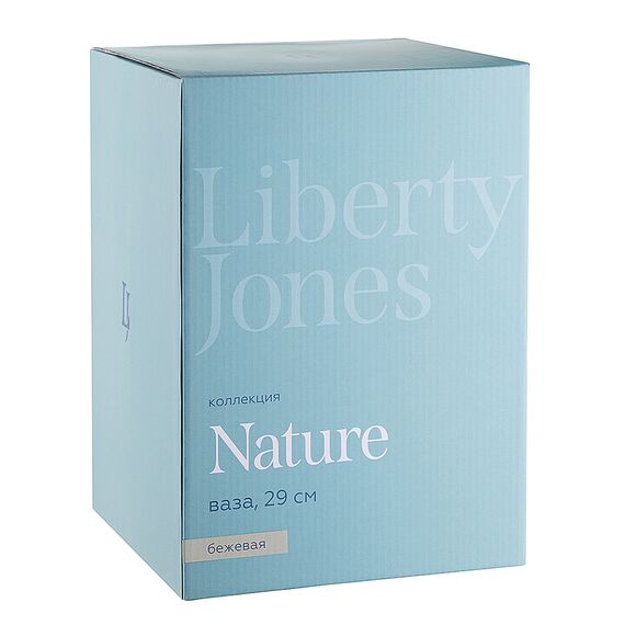 Ваза Nature, 29 см, бежевая, Liberty Jones, изображение 20